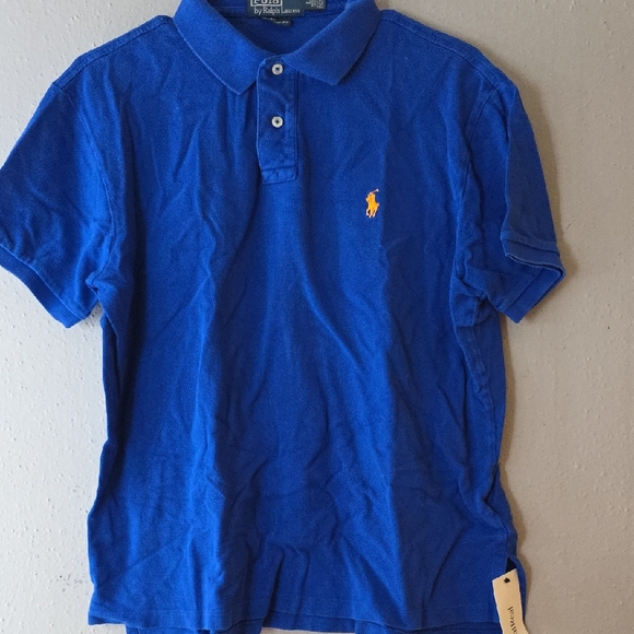 Polo Ralph Lauren Men’s Royal Blue Polo Shirt (Pre-Owned) - Picture 1 of 6